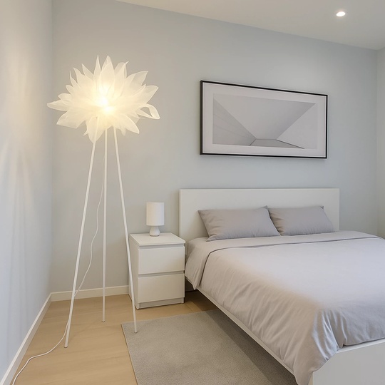 Торшер белый Althera, 65*155 см, LED, металл, 12 Вт