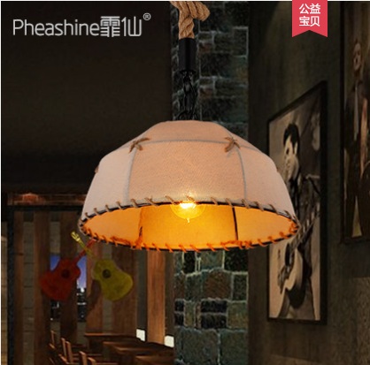 Дизайнерские светильник 35*18 см led, e14, железо, ткань