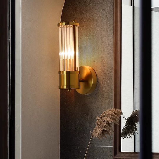 Настенный светильник медный MORGAN, Бра, 12*17, металл, LED.