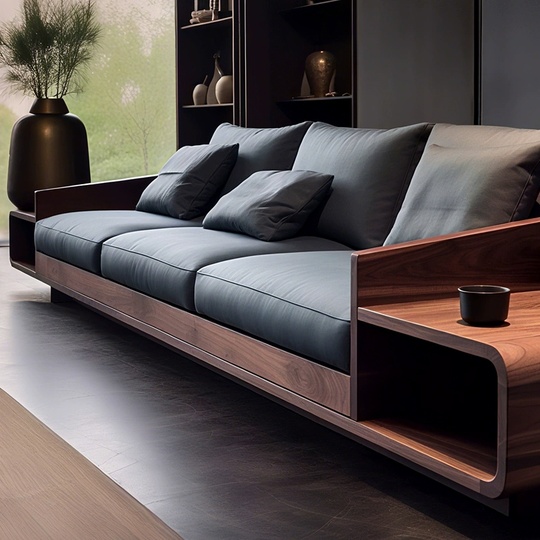 Прямой диван Arthur светлый орех 260 см