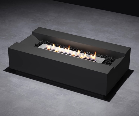 Живой камин, серый, Magic, 150*60*45 см, жидкостный