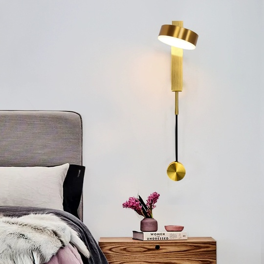 Настенный светильник медь LOPPA, Бра, 45*80, металл, LED.