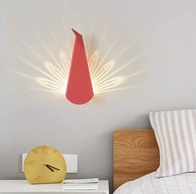 Настенный светильник, БРА EMRE 14*36, розовый, металл, LED.