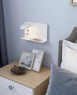 Настенный светильник, БРА COSKUN 19*32, белый, металл, LED.