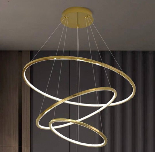 Люстра подвесная, медь, ПММА, NEAL 60*80*100 металл, LED.