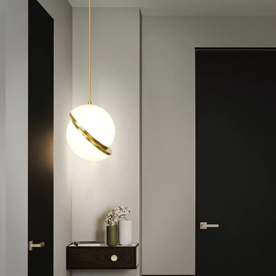 Люстра бронзовая Elypendent, металл, 30*34 см, Е27