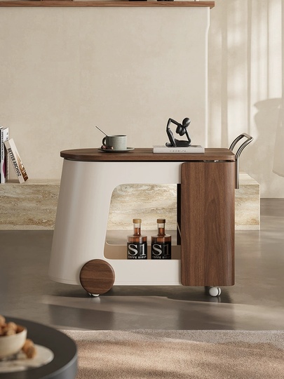 Передвижной дизайнерский барный стол Weipat в итальянском исполнении, на колесиках, 75х40х55 см