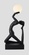 Напольный светильник черный. Торшер девушка 1 плафон NIM Foot 165 см., E27, 10 Вт