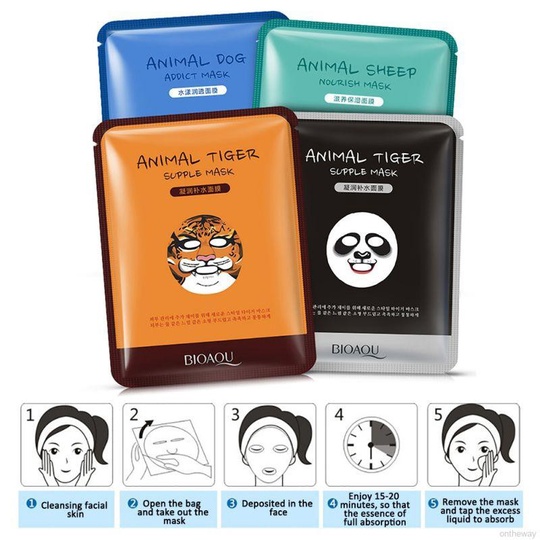 Маска для лица Animal face panda