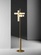 Торшер матовое золото Elounix, 34*175 см, LED, металл, 24 Вт