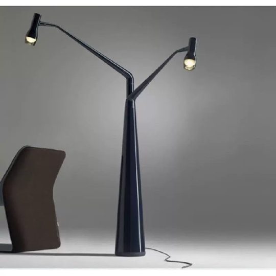 Торшер черный Alverix, 93*160 см, LED, смола, 36 Вт