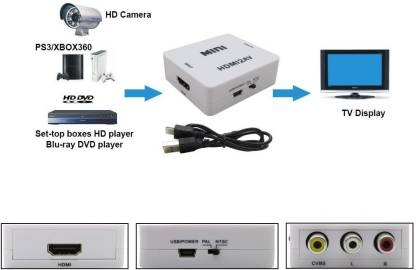Переключатель HDMI-HDMI TO AV 1080p