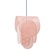 Светильник потолочный, розовый, Elixory, металл, 40*60 см, Е27
