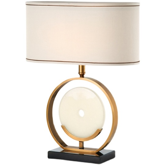 Дизайнерская лампа настольная белая Duara, 68*53 см