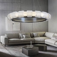 Светильник подвесной медный Ezimor, металл, трос 100 см, 80*8 см, LED