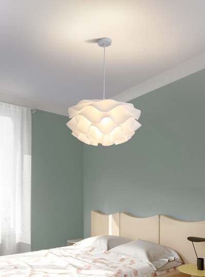 Подвесной светильник MAI HE MAI белый, 50*30 см. Светильник из акрила - PHRENA, E27, 30 Вт