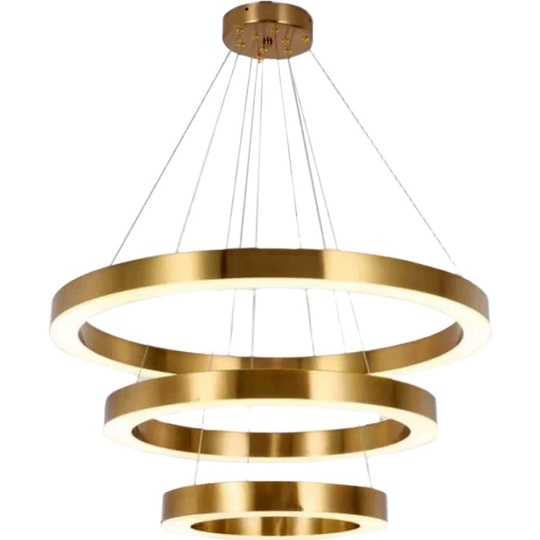 Люстра подвесная, медь, ПММА, HEZEL 60*80*100 металл, LED.