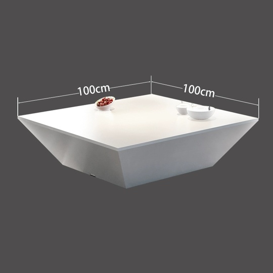 Журнальный стол Reposo, белый, 100*100