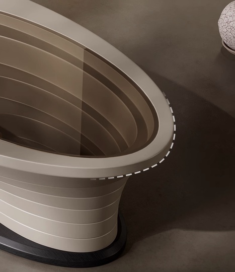 Журнальный стол Abyss, светлый, современный, овальный, 130х65х37 см, стеклянный для дома, офиса, гостиной.