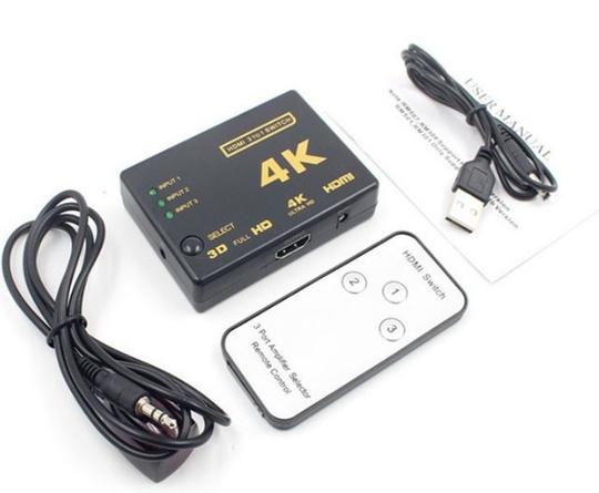 Переключатель 3HDMI 4K x 2K