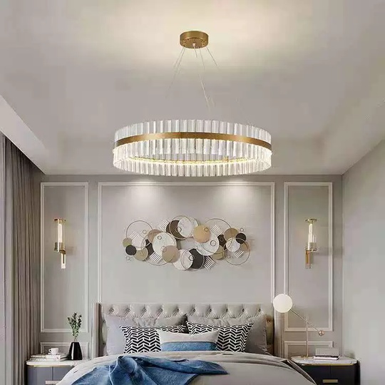 Люстра подвесная, медный, стекло, DECORATIVE 50*18, металл, LED.