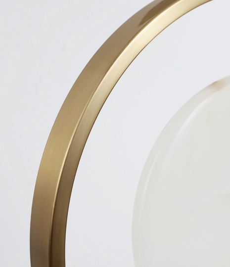 Дизайнерская лампа настольная белая Duara, 68*53 см