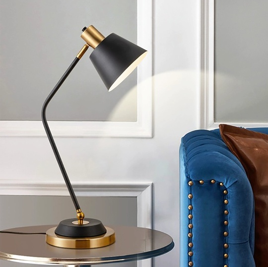 Настольная лампа GERSON 30*55,5  черный, металл.