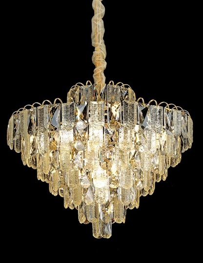 Люстра подвесная AKGUL 80*57 золото, стекло, металл, Е14.