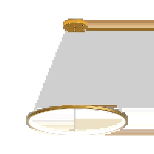 Люстра подвесная, медь, ПММА, WILLOW 80*2 металл, LED.