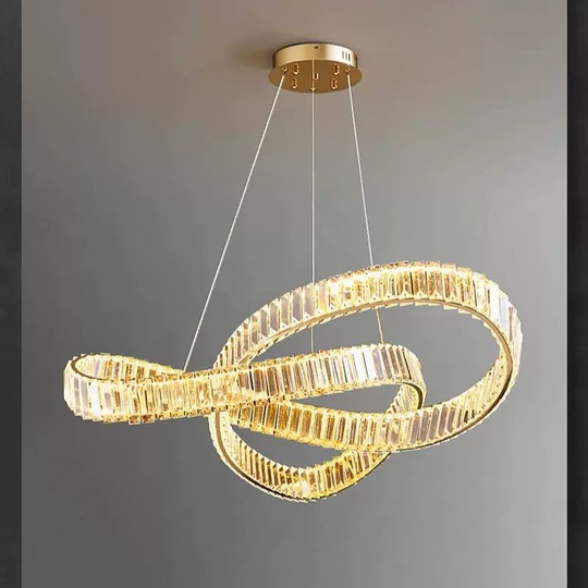 Люстра подвесная, бронза, кристалл, JACOB 60*29 металл, LED