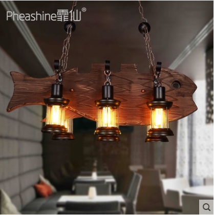 Люстра индустриальный стиль