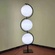 Напольный светильник MAI HE MAI черный с белым Blank Circle, E27, 54 Вт