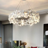 Люстра серебряная Evrynt, металл, 80*20 см, светодиодная, E14