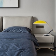 Настольная лампа SANDER 60*40, желтый, металл, Е14.