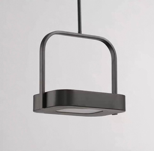 Люстра черная Eloraq, металл, 30*27 см, светодиодная, LED