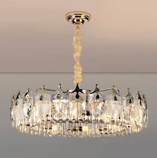 Подвесной светильник IBRAHIM 80*20, золотой, стекло, Е14.