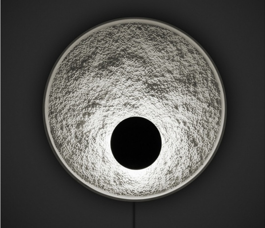 Дизайнерский светильник белый Fear, 50см, led, смола и металл, современный