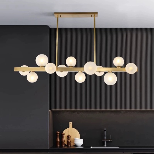 Люстра медная Virexia, металл, 113*60 см, G9