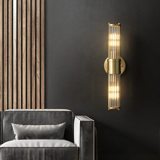 Настенный светильник медный CAMERON, Бра, 12*46, металл, LED.