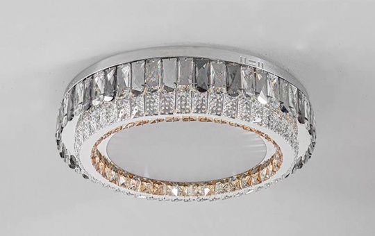 Потолочный светильник, золото, кристалл, LINA 100*16 металл, LED.