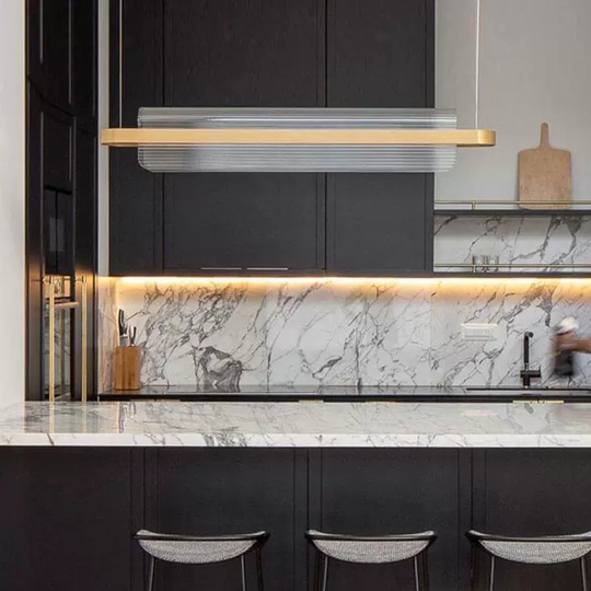 Светильник подвесной, медный, Eluvora, металл, 150*17 см, светодиодная, LED