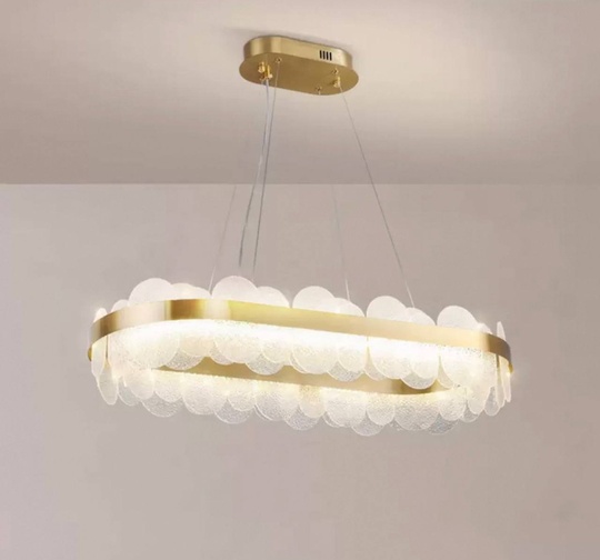 Люстра подвесная, медный, стекло, ARTISTIC 80*15, металл, LED.