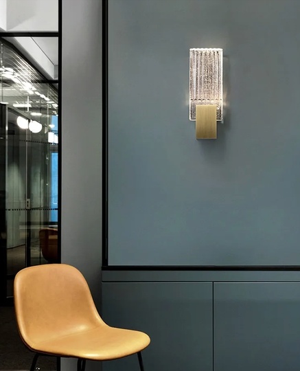 Настенный светильник, Бра золотой. PLAED, LED, 20.0 Вт