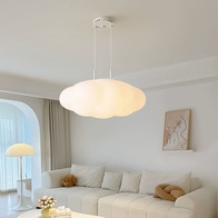 Люстра подвесная, белый, ПММА, ACE 30*21.5, металл