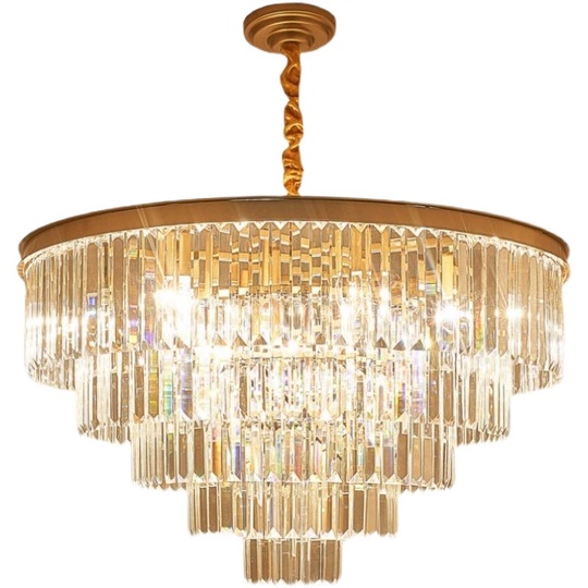 Люстра подвесная, золото, стекло, AYCA 80*42, металл, E14.