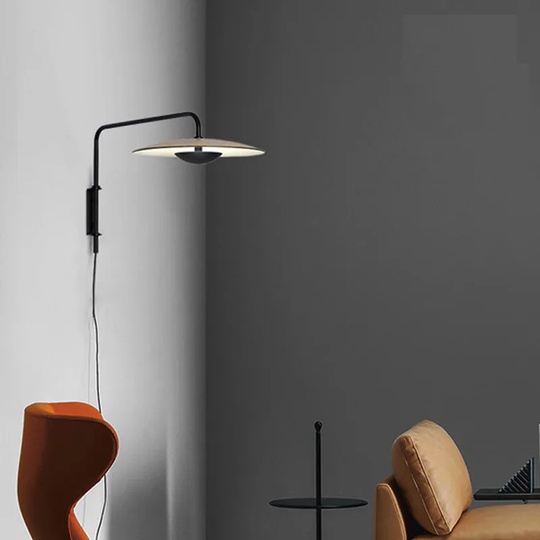 Бра черный Minima, 45*35*40 см, светодиодный, LED, металл, 8 Вт