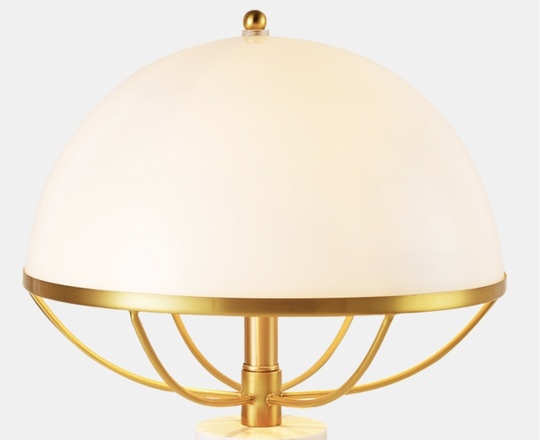 лампа настольная белая, Marble Umbrella, 51*37 см