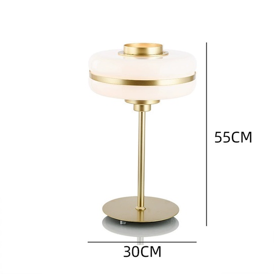 Настольная лампа FREDO 30*55, лакированное золото, металл, Е27.