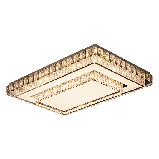 Потолочный светильник, хром, кристалл, MATILDA 90*60 металл, LED.