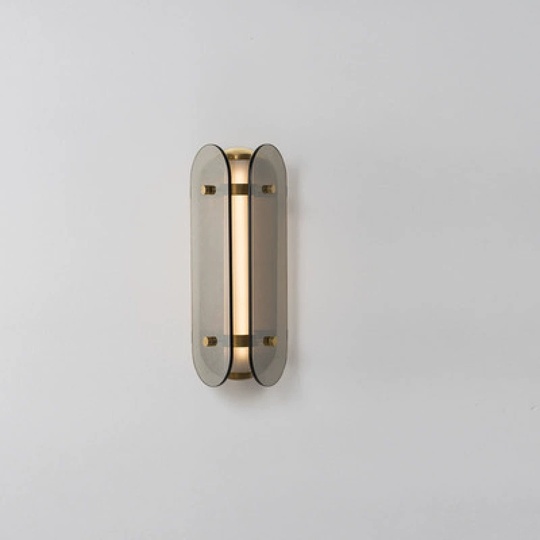 Настенный светильник ABBY, Бра 15*35, бронза, металл, LED.